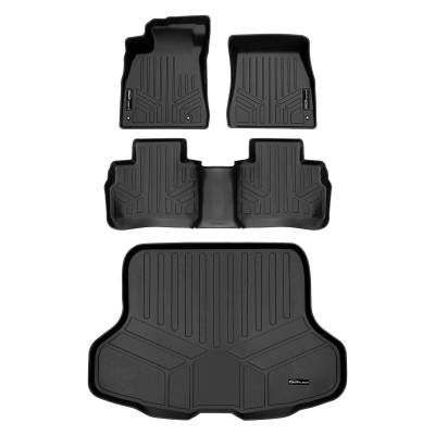 SMARTLINER - SMARTLINER SA0606/B0605/D0605 Front/Rear BLACK Floor Liners for Nissan Sentra