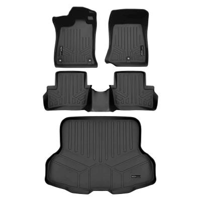 SMARTLINER - SMARTLINER SA0614/B0614/D0614 Front/Rear BLACK Floor Liners Acura TLX