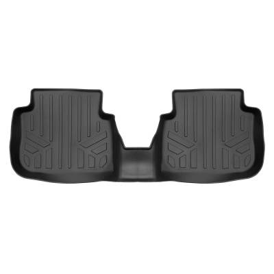 SMARTLINER - SMARTLINER SB0722 2nd Row BLACK Floor Liners for Impreza/Crosstrek