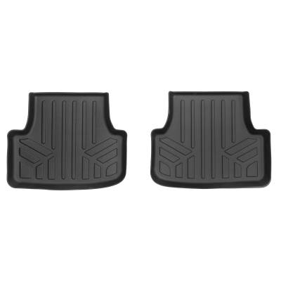 SMARTLINER - SMARTLINER SB0741 2nd Row BLACK Floor Liners for VW Golf/GTI