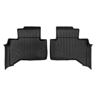 SMARTLINER - SMARTLINER SB0750 2nd Row BLACK Floor Liners for Toyota Land Cruiser