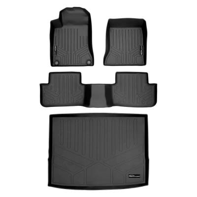 SMARTLINER - SMARTLINER Front/Rear Floor Liners w/Cargo Liner Black for Mercedes GLA-Class