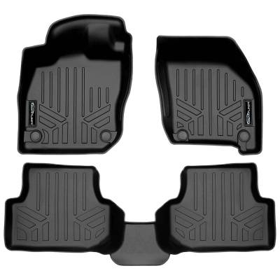 SMARTLINER - SMARTLINER SA0646/B0646 Front/Rear BLACK Floor Liners for Audi A3