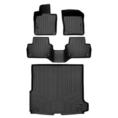 SMARTLINER - SMARTLINER SA0661/B0661/D0661 Front/Rear BLACK Floor Liners for Volvo V60