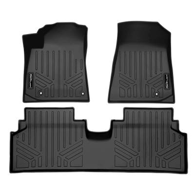 SMARTLINER - SMARTLINER SA0670/B0670 Front/Rear BLACK Floor Liners for Kia Niro EV