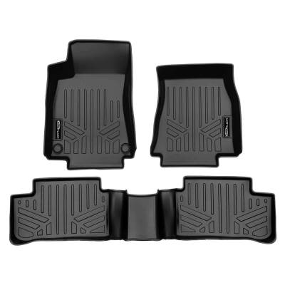 SMARTLINER - SMARTLINER SA0671/B0671 Front/Rear BLACK Floor Liners for Mercedes CLA-Class