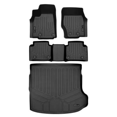 SMARTLINER - Smartliner SA0674/B0599/D0599 F/R BlackFloor Liners for Jeep Grand Cherokee