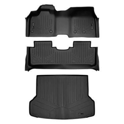 SMARTLINER - SMARTLINER SA0676/B0676/D0676 Front/Rear BLACK Floor Liners for Nissan Ariya