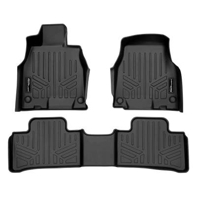 SMARTLINER - SMARTLINER SA0680/B0680 Front/Rear BLACK Floor Liners for Mercedes EQE-Class