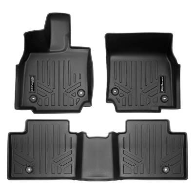 SMARTLINER - SMARTLINER SA0694/B0694 Front/Rear BLACK Floor Liners for Toyota Crown