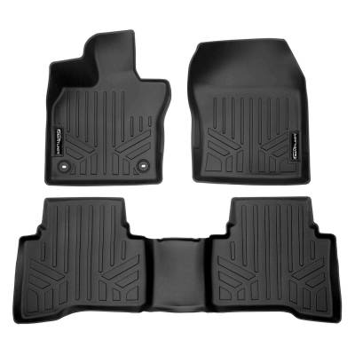 SMARTLINER - SMARTLINER SA0700/B0700 Front/Rear BLACK Floor Liners for Toyota Prius