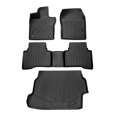 SMARTLINER - SMARTLINER SA0700/B0700/D0700 Front/Rear BLACK Floor Liners for Toyota Prius