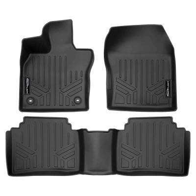SMARTLINER - SMARTLINER SA0700/B0723 Front/Rear BLACK Floor Liners for Toyota Prius Prime