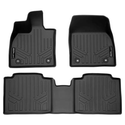 SMARTLINER - SMARTLINER SA0702/B0702 Front/Rear BLACK Floor Liners for Lexus RZ