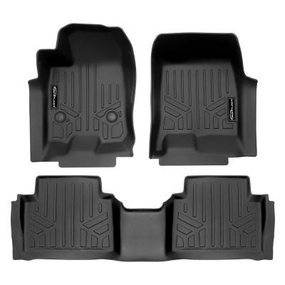 SMARTLINER - SMARTLINER SA0710/B0710 Front/Rear BLACK Floor Liners Colorado/Canyon Crew