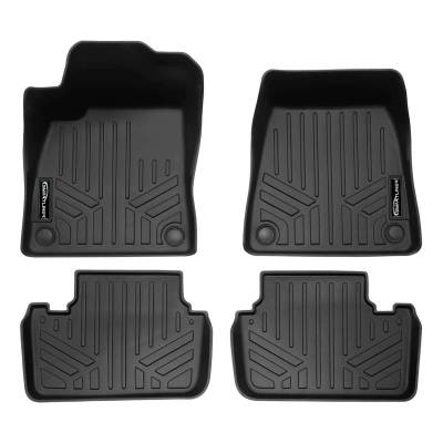 SMARTLINER - SMARTLINER SA0712/B0712 Front/Rear BLACK Floor Liners for Polestar 2