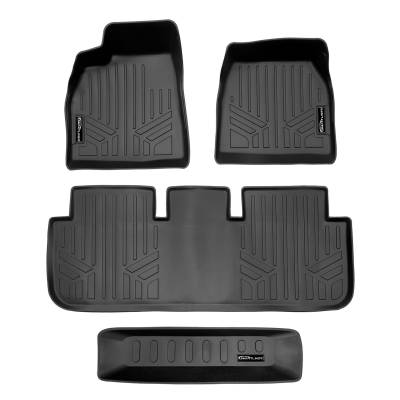 SMARTLINER - SMARTLINER SA0729/B0729/E0729 Front/Rear BLACK Floor Liners for Tesla S