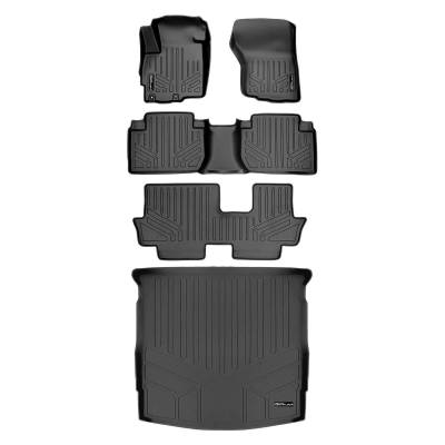 SMARTLINER - SMARTLINER Front/Rear Floor Liners w/Cargo Liner Black for Mitsubishi Outlander
