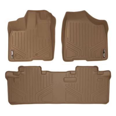 SMARTLINER - SMARTLINER SA1083/B1083 Front/Rear Floor Liners Tan for Toyota Sienna