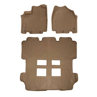 SMARTLINER - SMARTLINER SA1103/B1103 Front/Rear Floor Liners Tan for Honda Odyssey