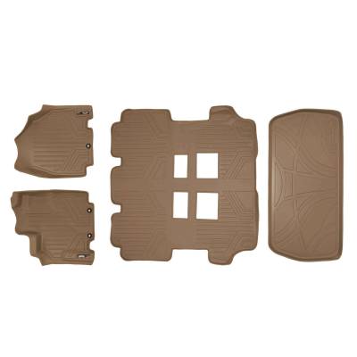 SMARTLINER - SMARTLINER SA1103/B1103/D1103 Front/Rear Floor Liners Tan for Honda Odyssey