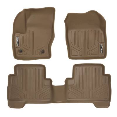SMARTLINER - SMARTLINER SA1115/B1115 Tan Front/Rear Floor Liners for Ford Escape/C-Max