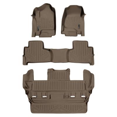SMARTLINER - SMARTLINER SA1136/B1153/C1153 Tan Front/Rear Floor Liners Tahoe/Yukon