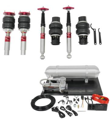 TruHart - TruHart TH-D1003+TH-MM02 Air Struts w/Element Man. for 05+ 300/Challenger/Magnum