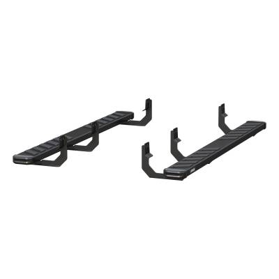 ARIES - ARIES 2554029 NovaTrac 6"x75" Black Steel Running Boards Select Nissan Titan