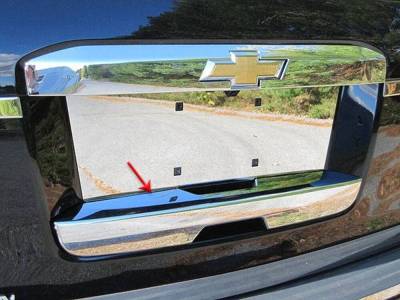 Quality Automotive Accessories - QAA DH55196 1Pc Chrome ABS Tailgate Handle Cover for Suburban/Tahoe/Yukon/XL