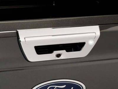 Quality Automotive Accessories - QAA DH55313 2Pc Chrome ABS Tailgate Handle Cover for 2015-2017 Ford F150