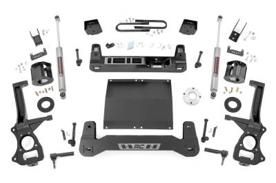 Rough Country Suspension Systems - Rough Country 111530D 6" Suspension Lift Kit for 25-26 Sierra 1500 RWD 3.0L Dsl