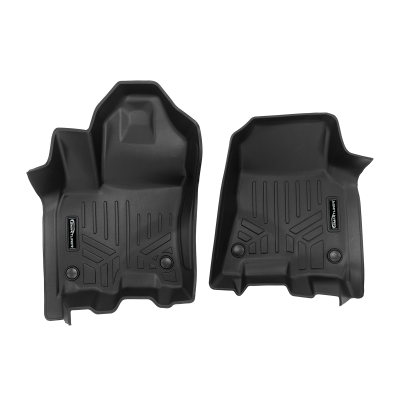 SMARTLINER - SMARTLINER Front/Rear Floor Liners w/Bedliner-Black for Ram 1500 Crew 5.7'