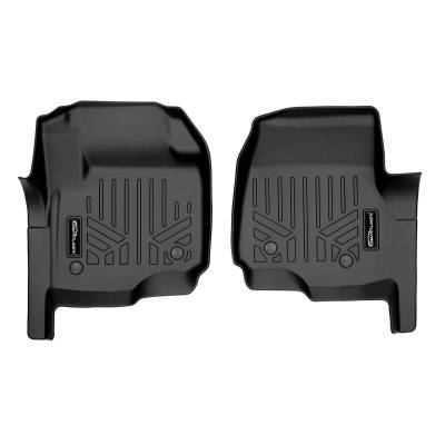 SMARTLINER - SMARTLINER SA0433/B0298 Front/Rear Floor Liners-Black Ford Super Duty Crew