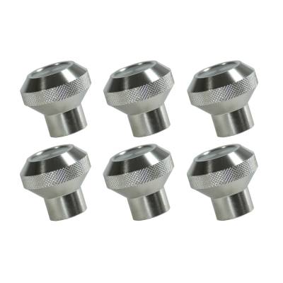 Rugged Ridge - Rugged Ridge 11126.01 Dash Knob Set Billet Stainless Steel for Jeep CJ
