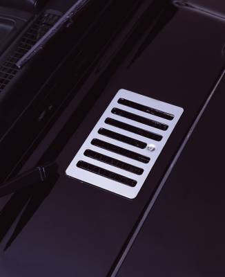 Rugged Ridge - Rugged Ridge 11117.04 Cowl Vent Cover Stainless Steel for Wrangler TJ