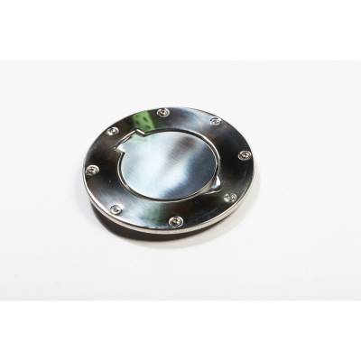 Rugged Ridge - Rugged Ridge 11134.01 Non-Locking Gas Cap Door Stainless Steel for Wrangler