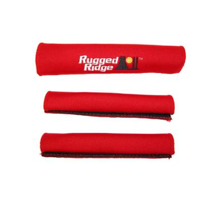 Rugged Ridge - Rugged Ridge 13305.51 Neoprene Door & Grab Handle Covers Red for Wrangler
