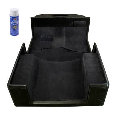 Rugged Ridge - Rugged Ridge 13696.01 Deluxe Carpet Kit w/Adhesive Black for Jeep Wrangler