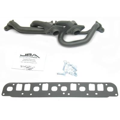 JBA Racing Headers - JBA Headers 1.5" Shorty Stainless Headers Ceramic for Jeep 4.0L 1527SJT