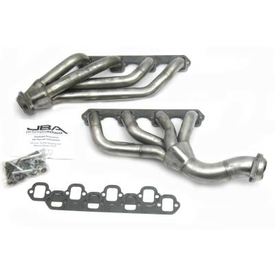 JBA Racing Headers - JBA Headers 1-5/8" Shorty Stainless Headers Raw 69-73 Mustang 1655S