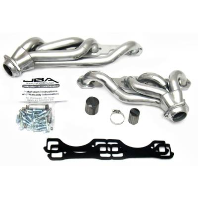 JBA Racing Headers - JBA Headers 1-5/8" Shorty Stainless Headers Ceramic GM C/K 5.0/5.7L 1830S-4JS
