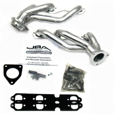 JBA Racing Headers - JBA Headers 1.5" Shorty Headers Ceramic Silverado/Sierra 4.3L 1842S-9JS