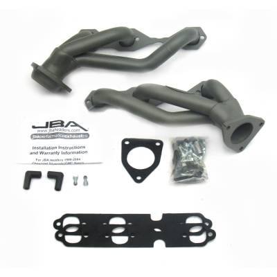 JBA Racing Headers - JBA Headers 1.5" Shorty Headers Ceramic Silverado/Sierra 4.3L 1842S-9JT