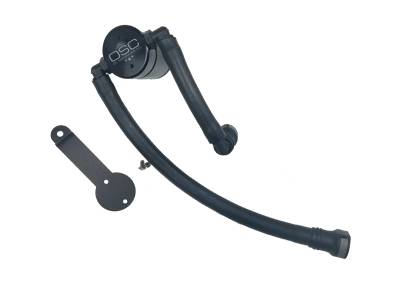 J&L Oil Separator Co - J&L Oil Separator 3.0 Passenger Side Mounted Oil Separator Black 3017P-B