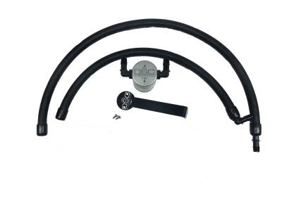 J&L Oil Separator Co - J&L Oil Separator 3.0 Passenger Side Mounted Oil Separator Silver 3065P-C
