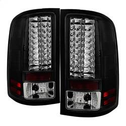 Spyder Auto - Spyder Auto 5014948 LED Taillights Black/Clear for 07-13 Sierra 1500HD