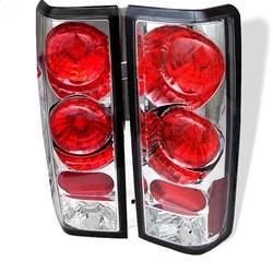 Spyder Auto - Spyder Auto 5001009 Euro Style Taillights Chrome/Clear for 85-05 Astro/Safari