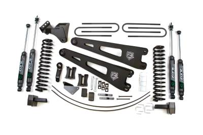 Zone Offroad - Zone Offroad ZONF38N 6" Suspension Lift Kit Zone Shocks for F250/F350 4WD Diesel