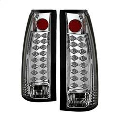 Spyder Auto - Spyder Auto 5001368 Chrome/Clear LED Taillights